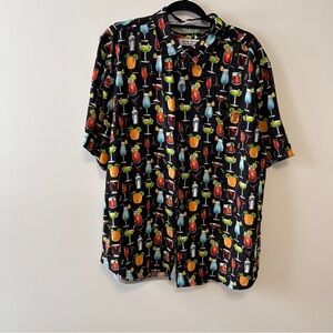 Tommy Bahama XXL Veracruz Cay All Nighter Cocktail Hawaiian Shirt Resort Wear